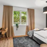 Deluxe Apartment In Bielefeld City Mit Parkplatz Und Terrasse